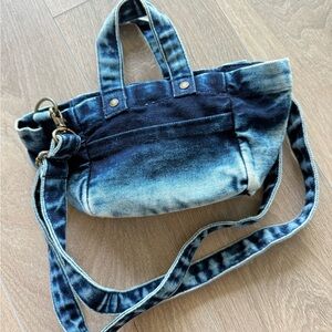 Free People Ombre Blue Crossbody Bag